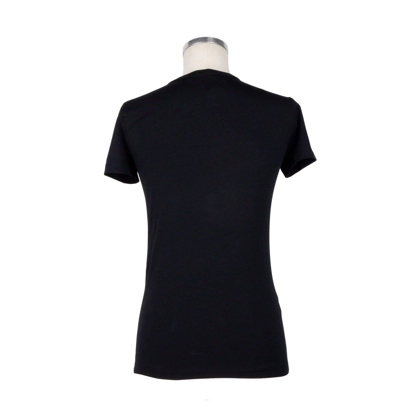 Black Cotton Tops & T-Shirt