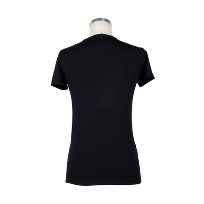 Black Cotton Tops & T-Shirt