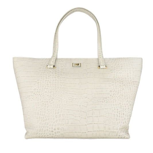 White Calfskin Handbag
