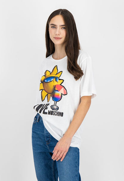 White Cotton Tops & T-Shirt