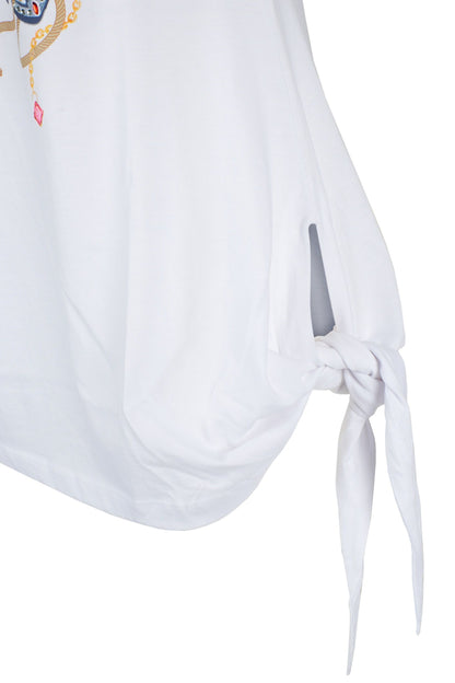 White Cotton Tops & T-Shirt