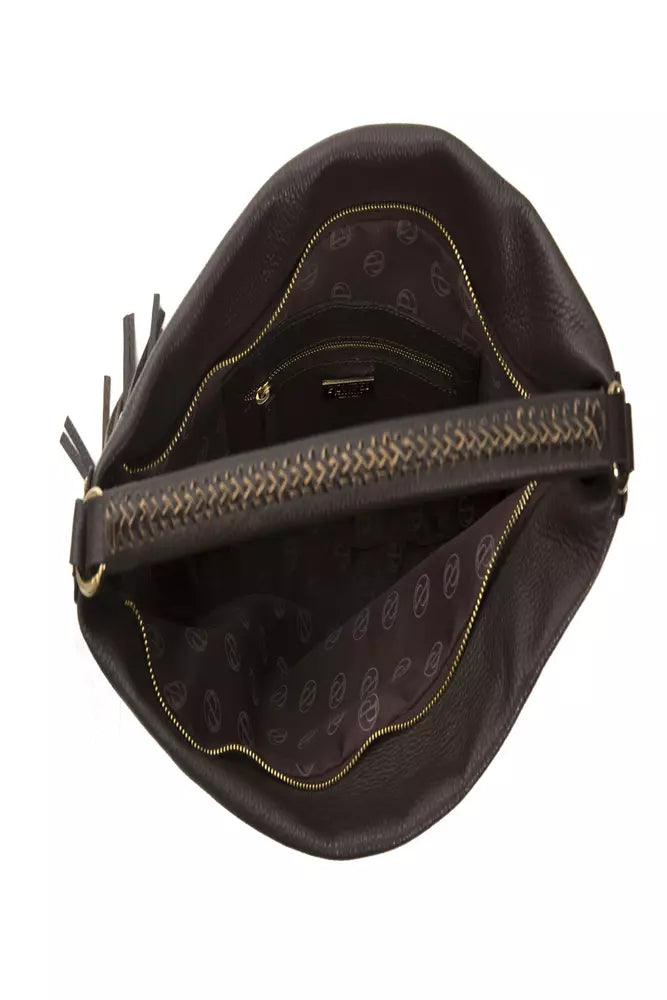 Brown Leather Shoulder Bag
