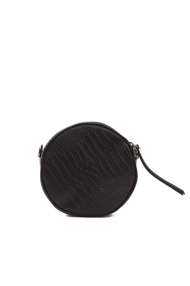 Black Leather Crossbody Bag