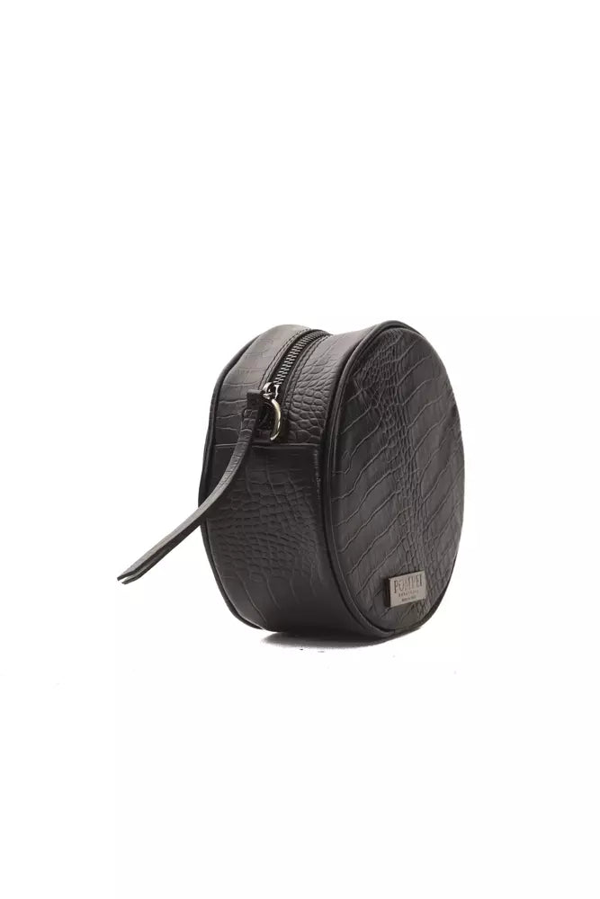 Black Leather Crossbody Bag