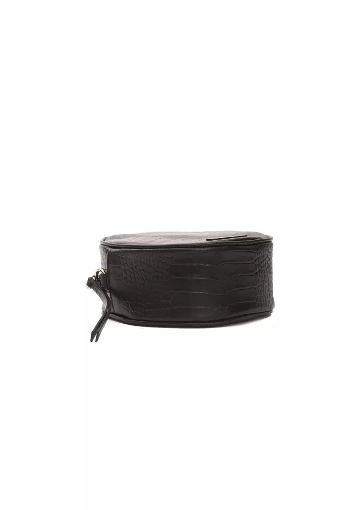 Black Leather Crossbody Bag