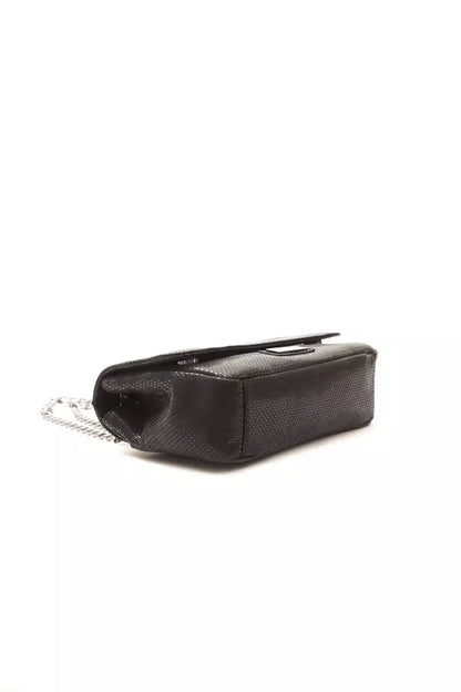 Black Leather Crossbody Bag