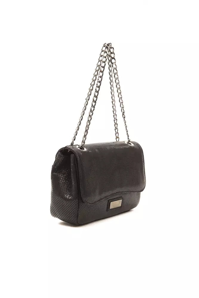 Black Leather Crossbody Bag