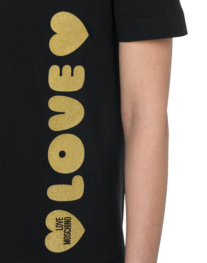 Black Cotton Tops & T-Shirt