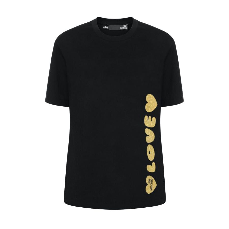 Black Cotton Tops & T-Shirt