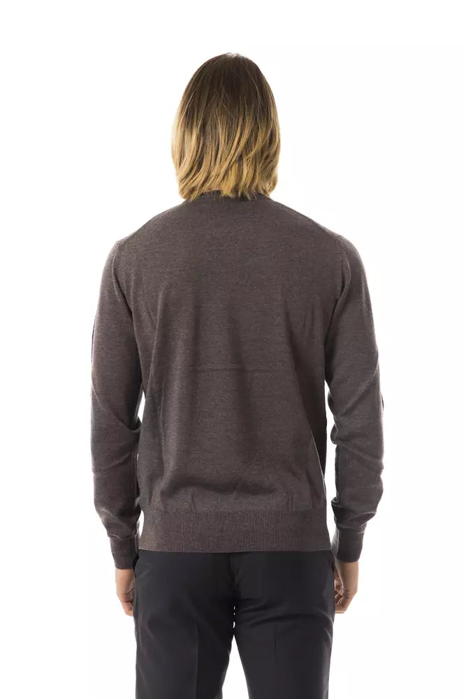 Gray Merino Wool Sweater