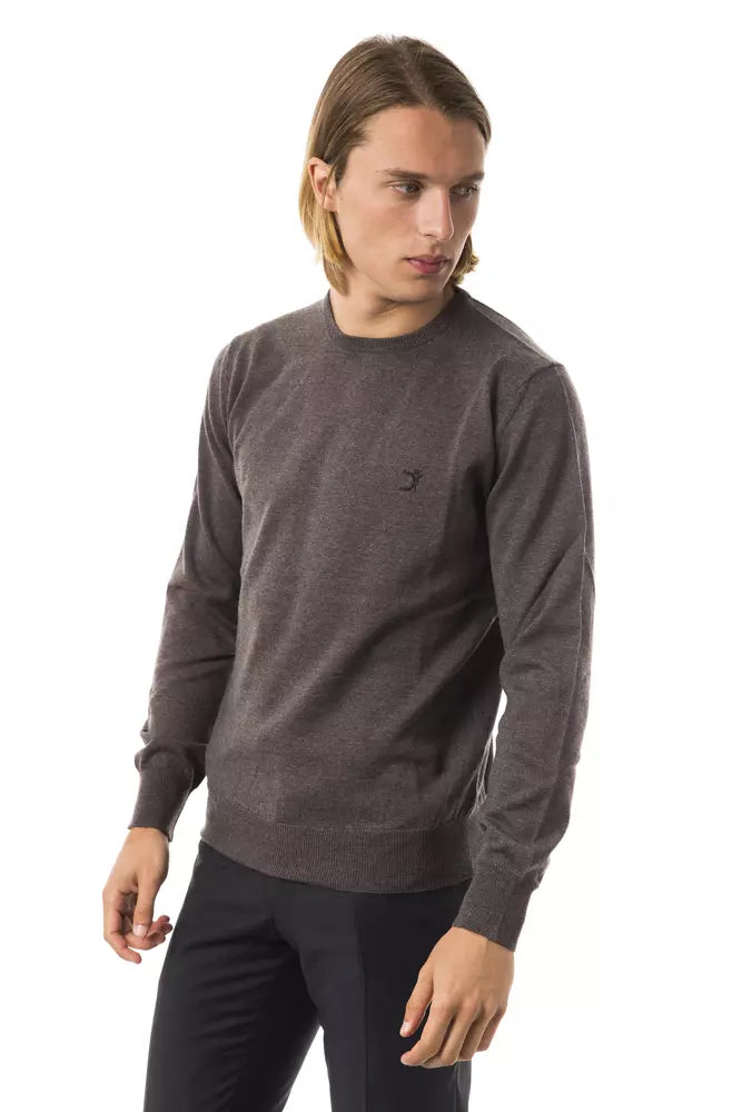 Gray Merino Wool Sweater