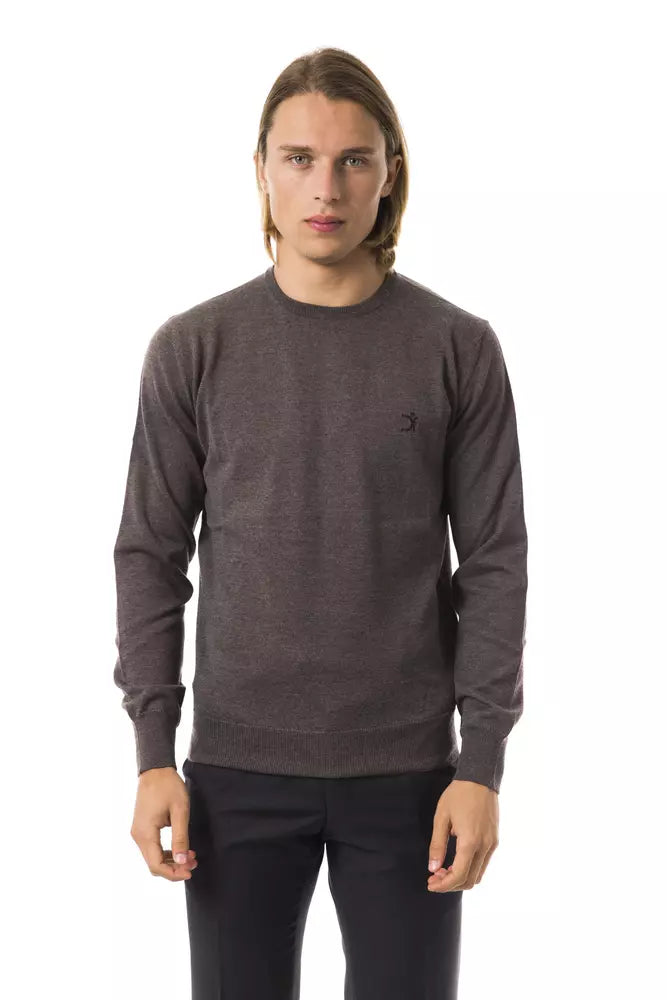 Gray Merino Wool Sweater