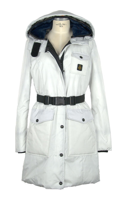 White Polyamide Jackets & Coat