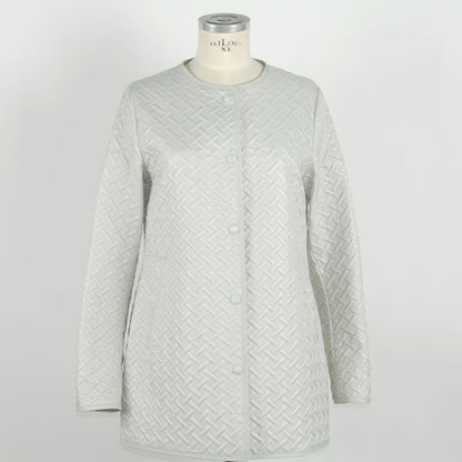 White Polyester Jackets & Coat