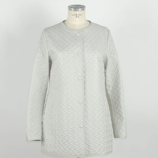 White Polyester Jackets & Coat