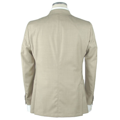 Beige Wool Blazer