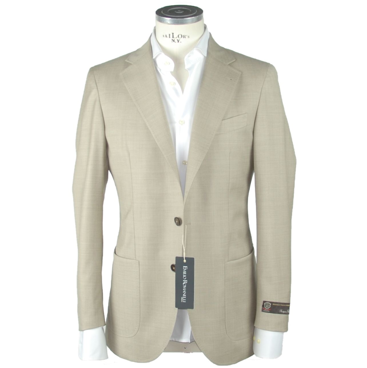 Beige Wool Blazer