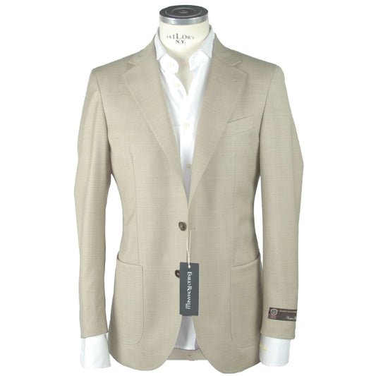 Beige Wool Blazer