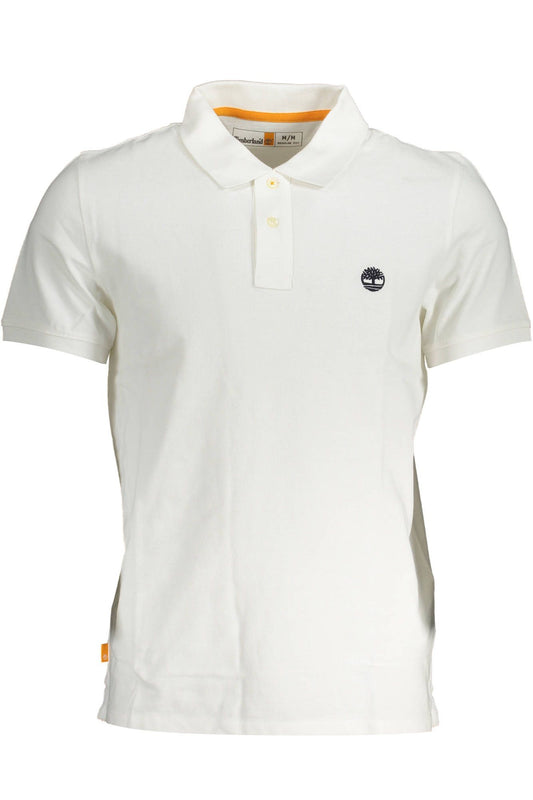 White Cotton Polo Shirt
