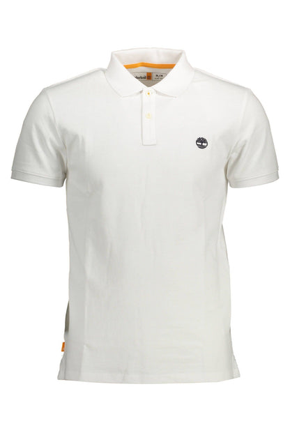 White Cotton Polo Shirt