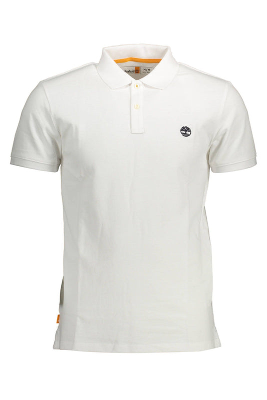 White Cotton Polo Shirt