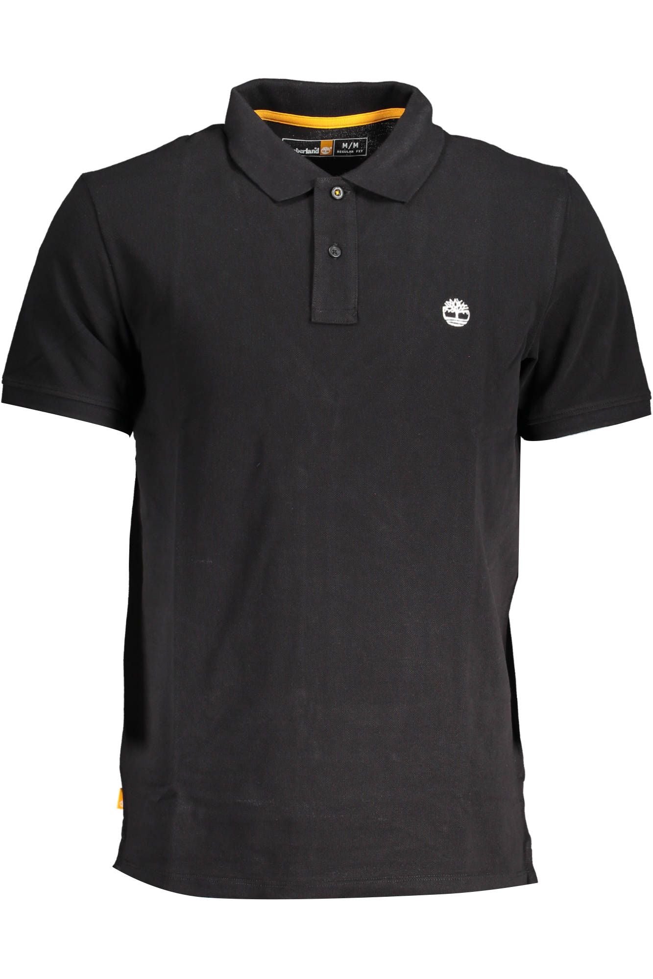 Black Cotton Polo Shirt