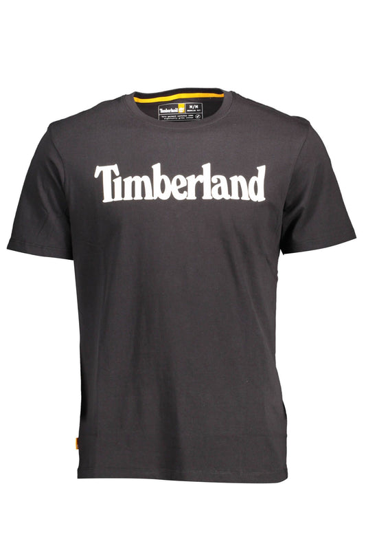Black Cotton T-Shirt
