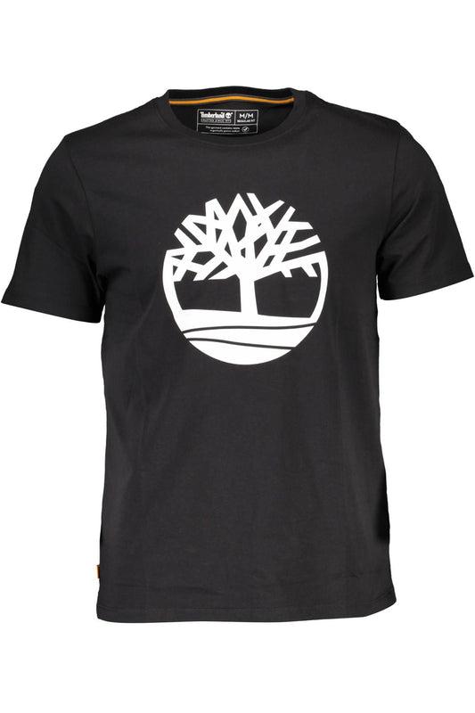 Black Cotton T-Shirt