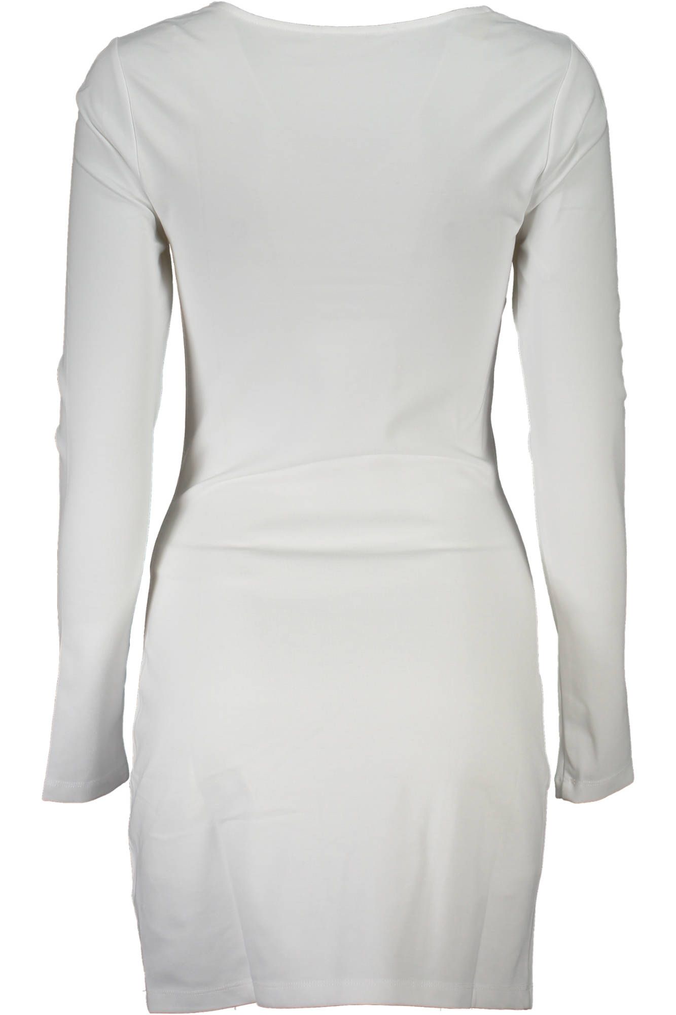 White Elastane Dress