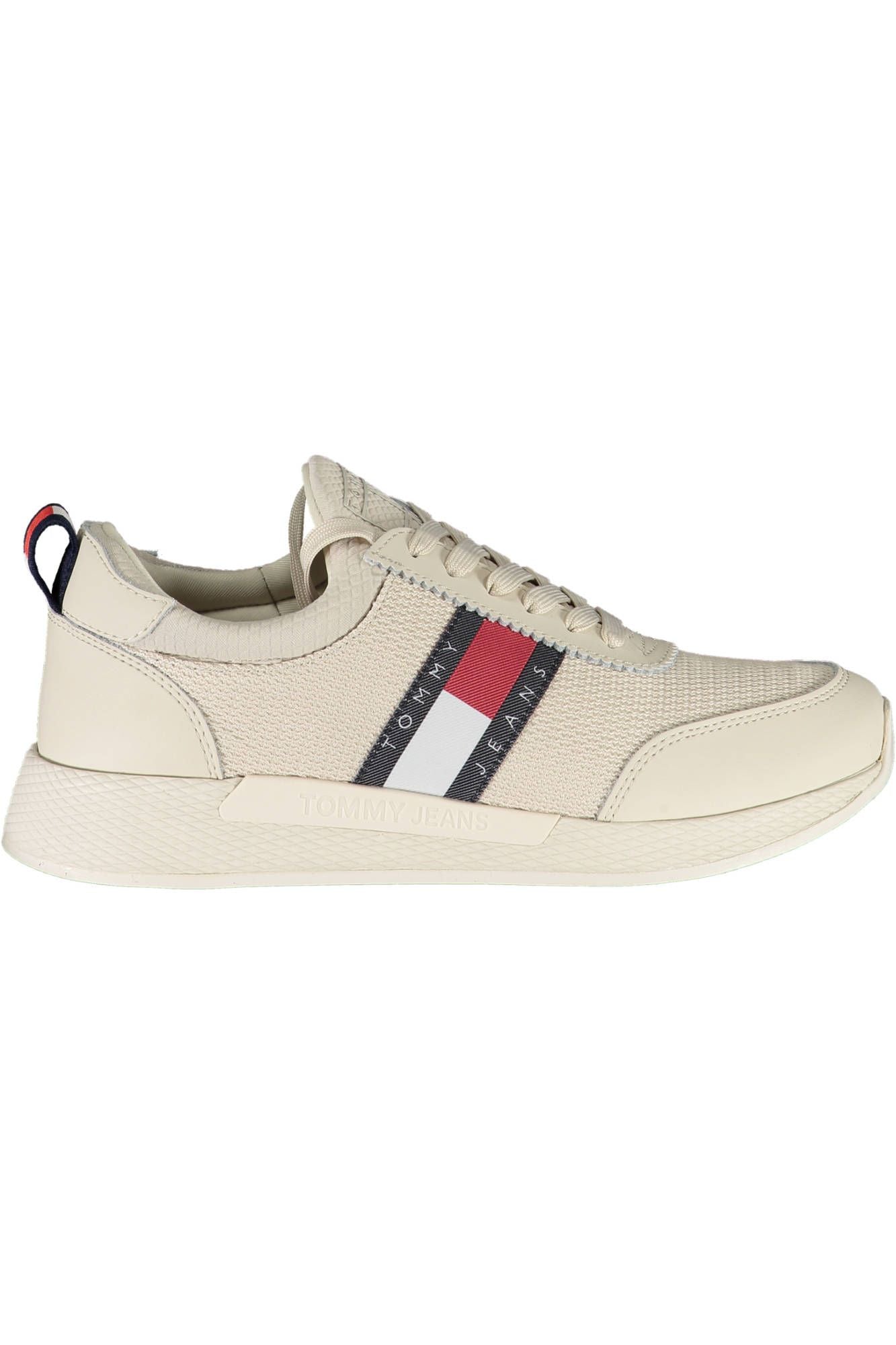 Beige Polyester Sneaker