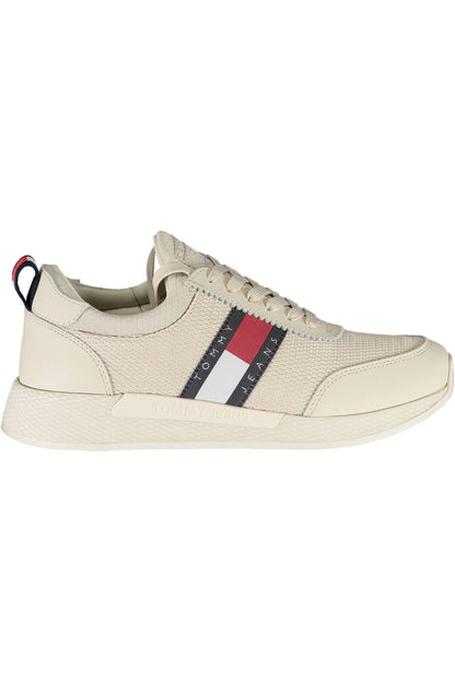 Beige Polyester Sneaker