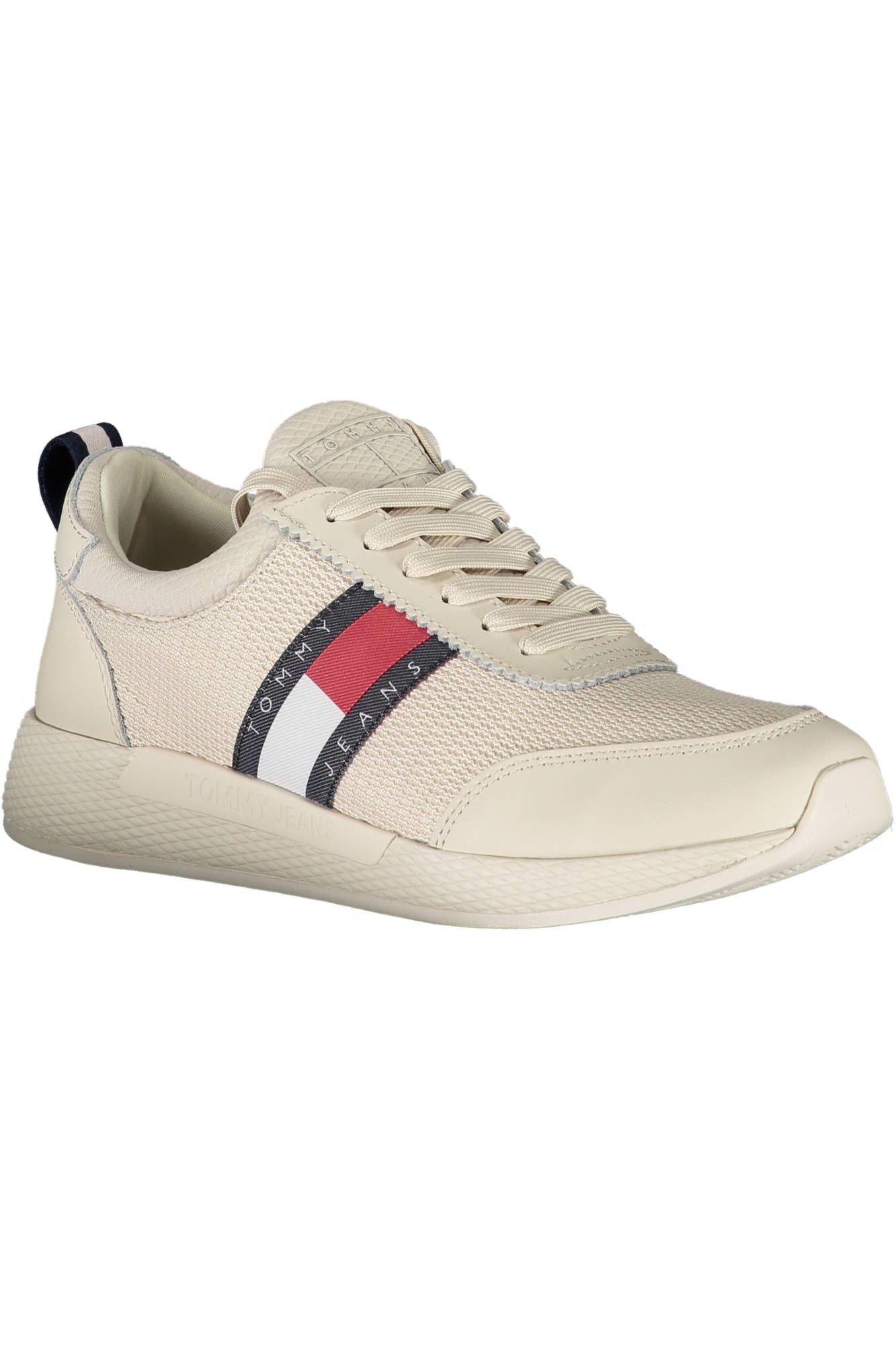 Beige Polyester Sneaker