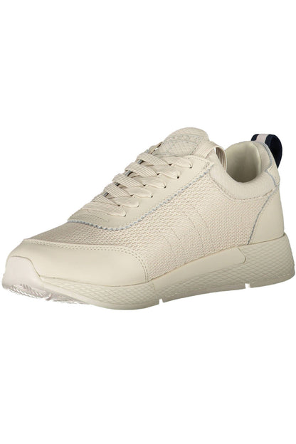 Beige Polyester Sneaker