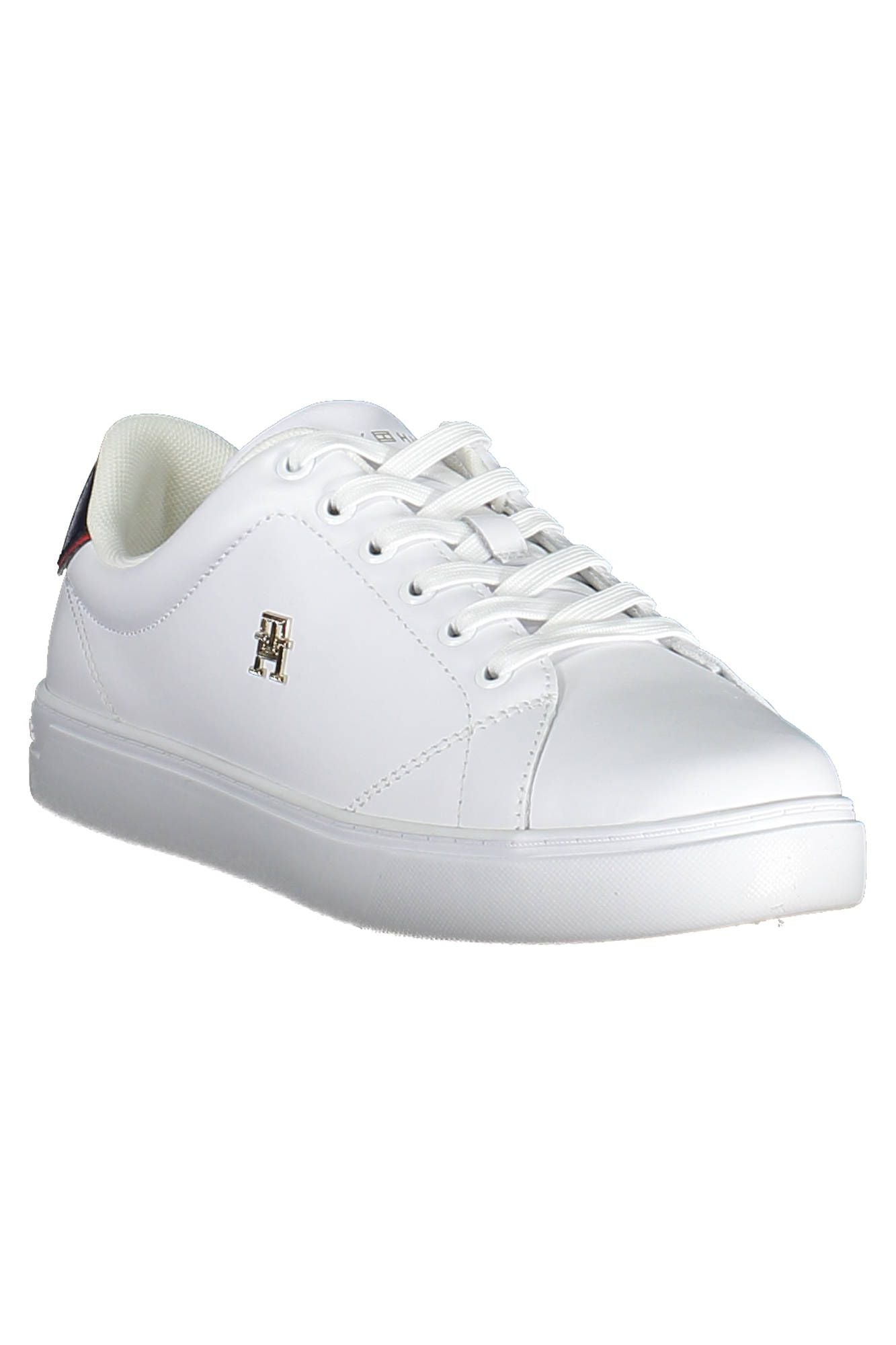 White Polyester Sneaker