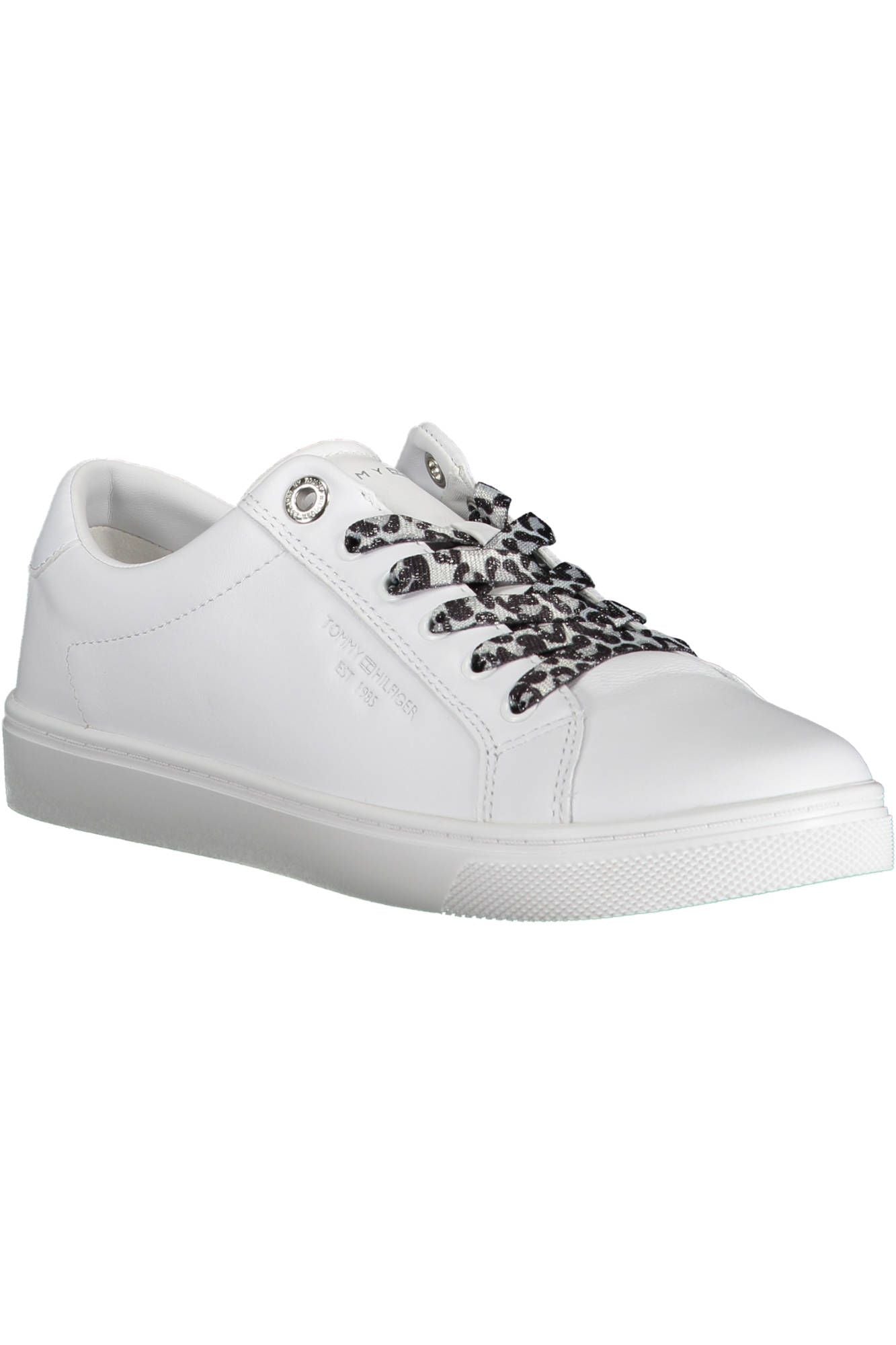 White Polyester Sneaker