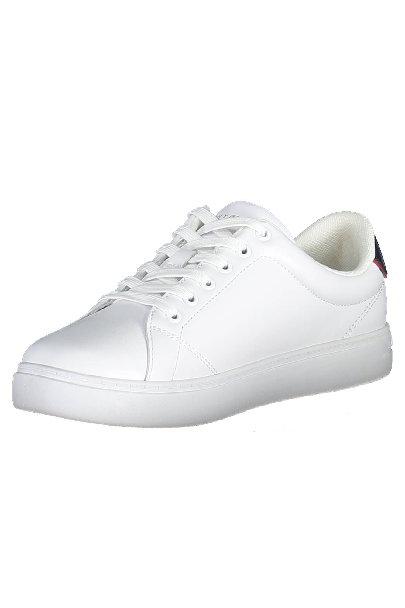 White Polyester Sneaker