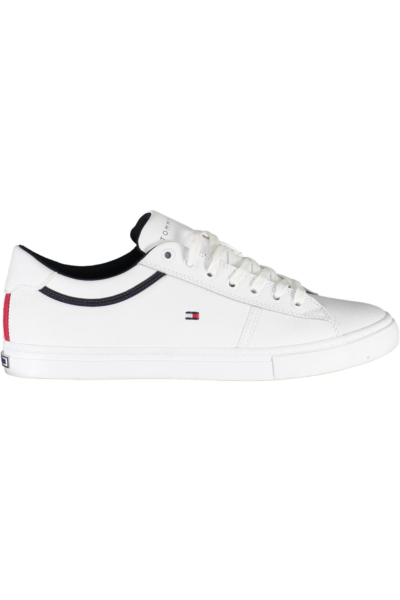White Polyester Sneaker