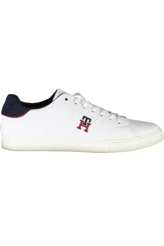 White Polyester Sneaker