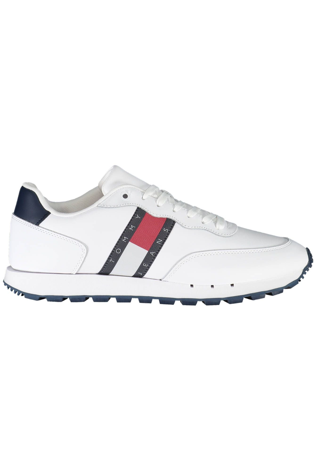 White Polyester Sneaker