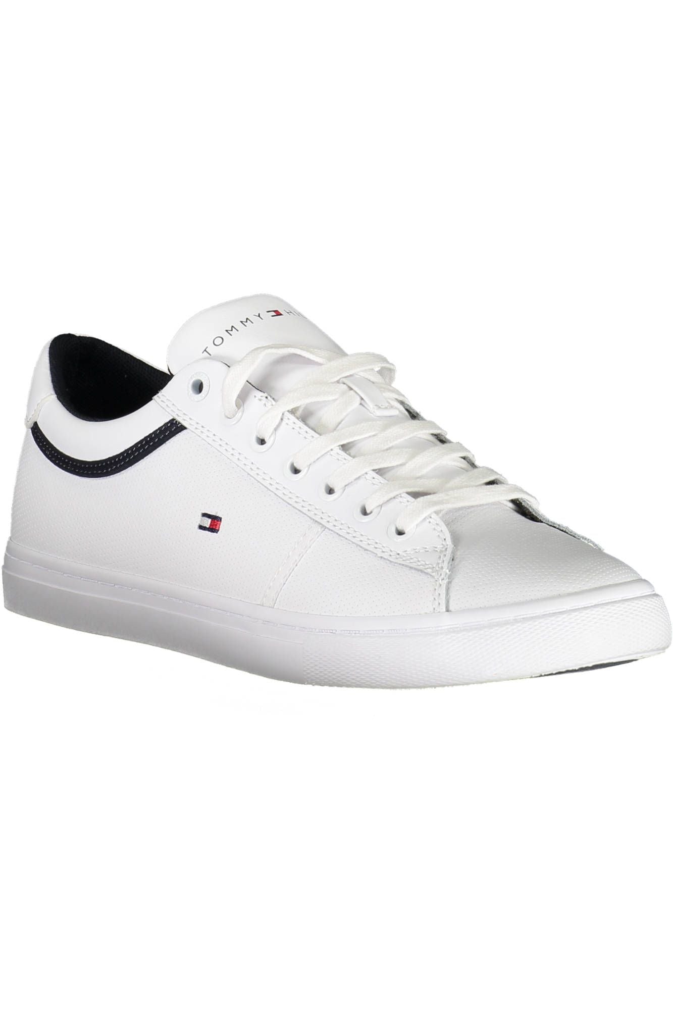 White Polyester Sneaker