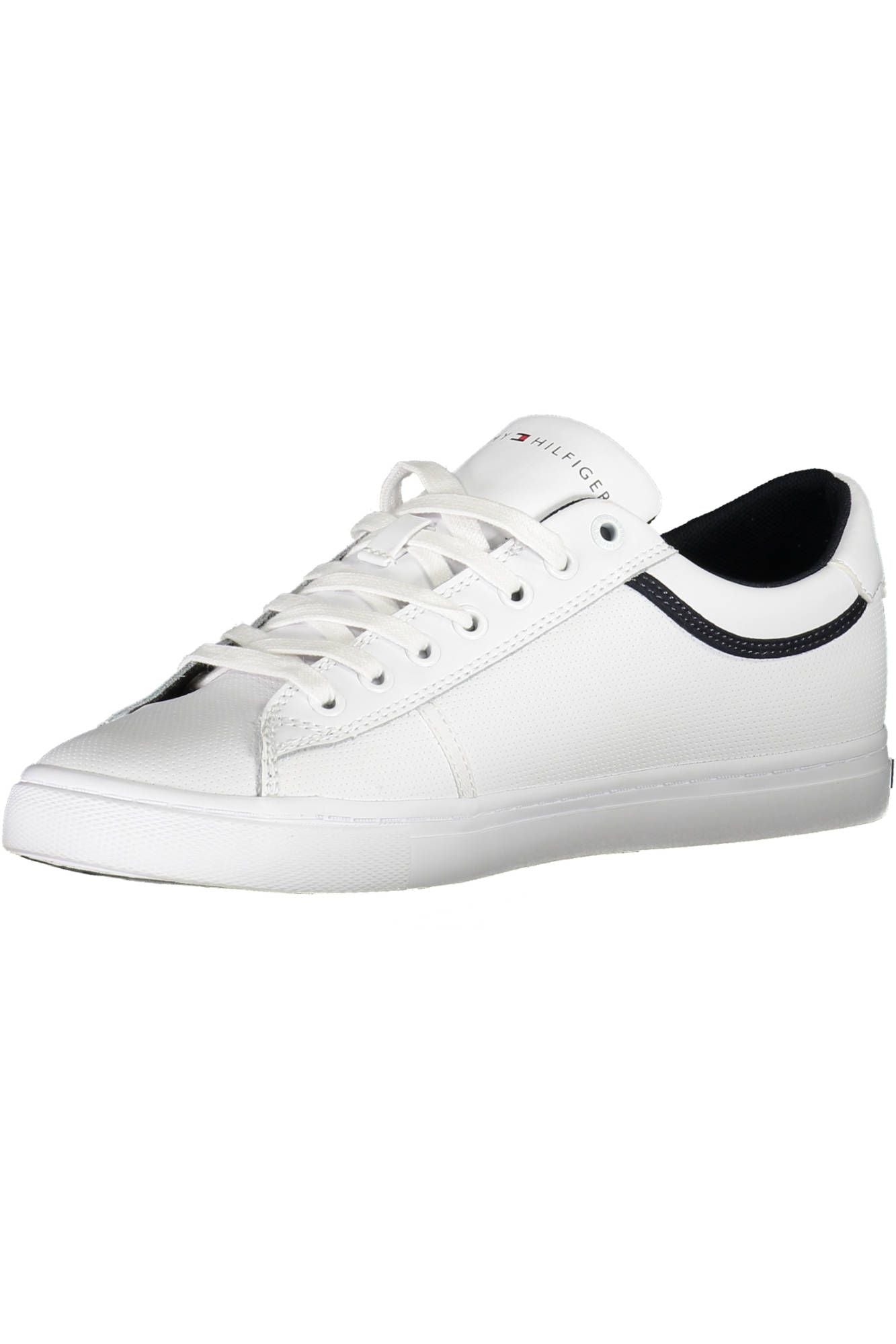 White Polyester Sneaker