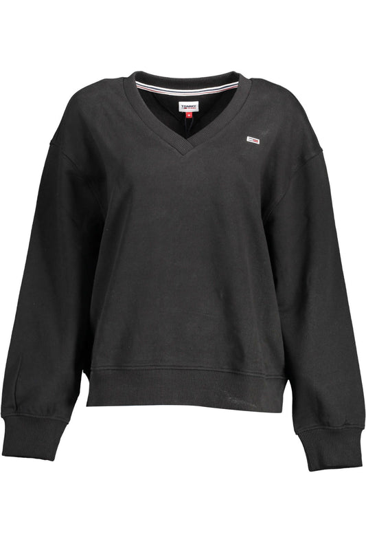 Black Cotton Sweater