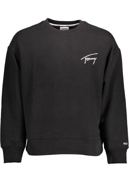 Black Cotton Sweater