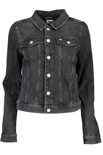 Black Cotton Jackets & Coat