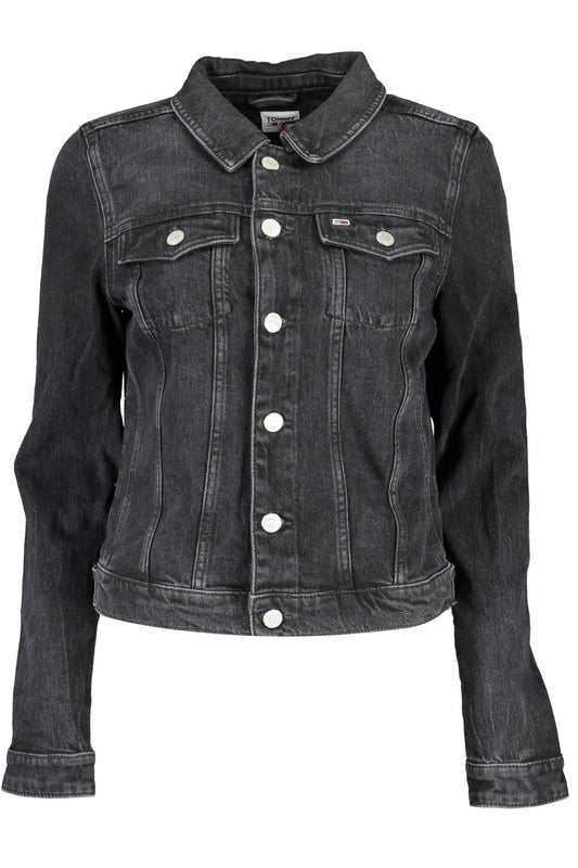 Black Cotton Jackets & Coat