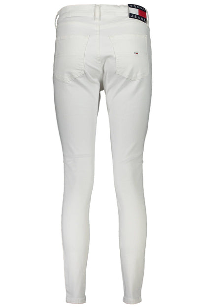 White Cotton Jeans & Pant