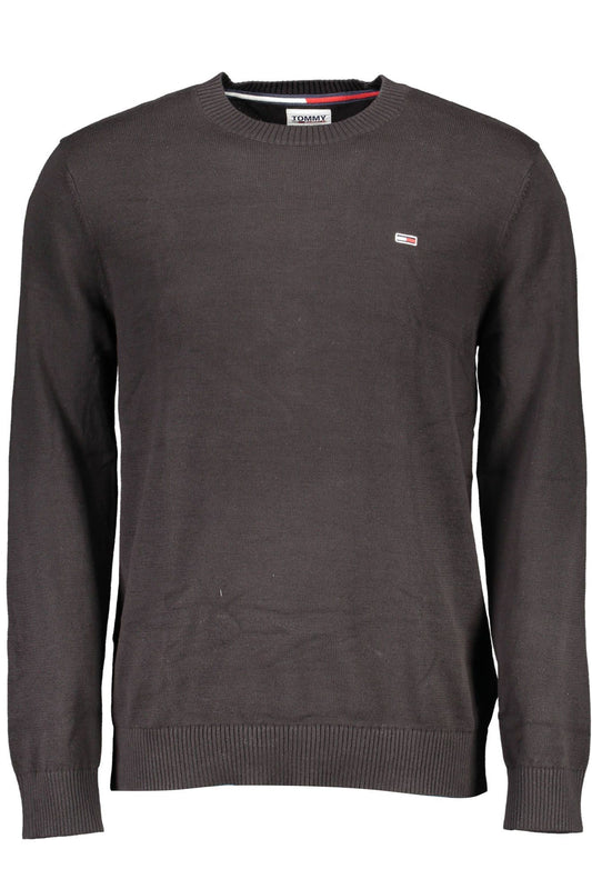 Black Cotton Sweater