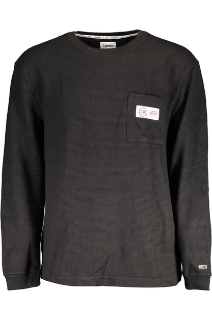 Black Cotton Sweater