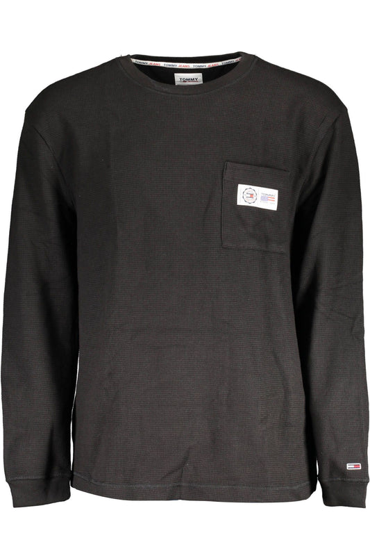 Black Cotton Sweater
