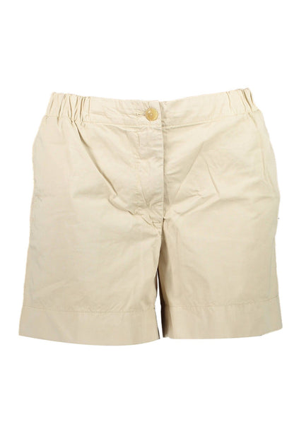 Beige Cotton Jeans & Pant